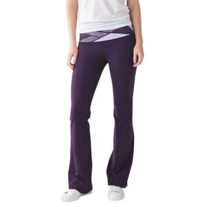 lululemon athletica Purple Boot Cut Pants